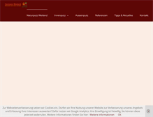 Tablet Screenshot of naturputz-weiland.de